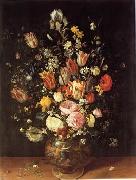 Floral, beautiful classical still life of flowers.043 unknow artist